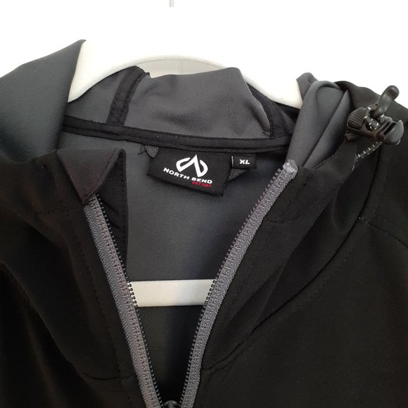 North Bend Flex Jacket With Hood Black Size XL - Picture 3 of 12